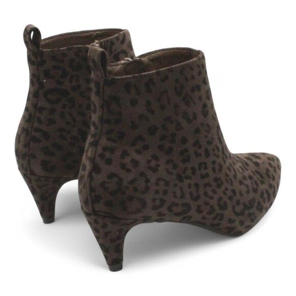 GC Shoes Womens Aden Faux Suede Kitten Heel Booties - Picture 4 of 9